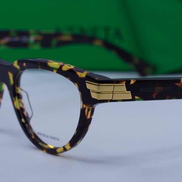 Bottega Veneta BV1106O 002 Cat Eye Eyeglasses 52mm – Havana - Picture 6 of 12